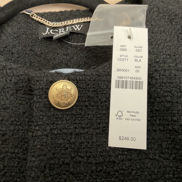 Isabella Lady Jacket in Tweed. J.Crew - Picture 3 of 10